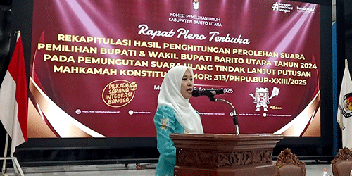 PSU Pilkada Barito Utara Selesai, Paslon 01 Shalahuddin-Felix Menang dengan Selisih 3.411 Suara