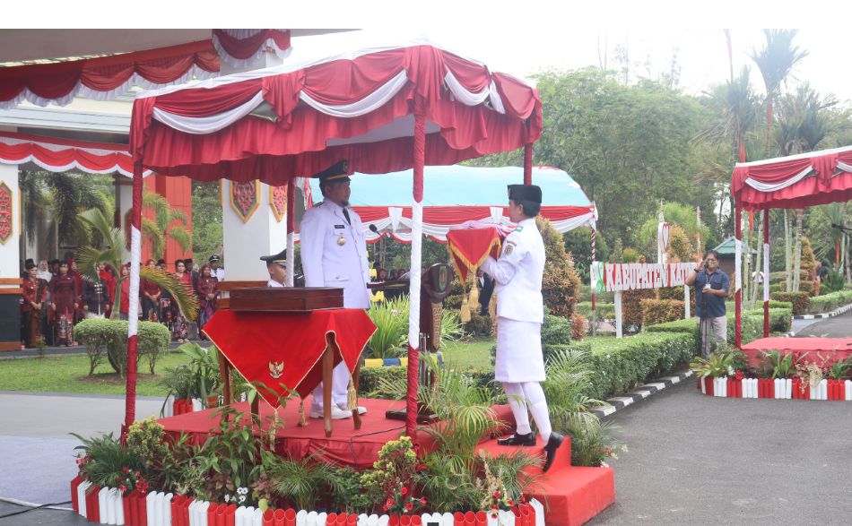 Upacara HUT RI di Katingan: Seruan Lawan Disinformasi dan Jaga Kedaulatan