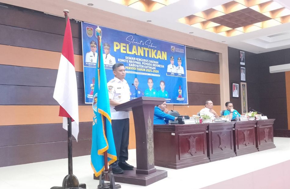KNPI Katingan Dilantik, Firdaus Serukan Regenerasi dan Aksi Nyata Pemuda