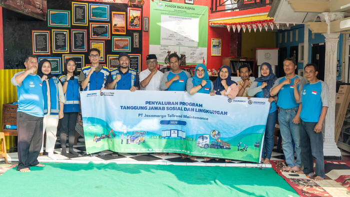 PT Jasamarga Tollroad Maintenance Salurkan Bantuan untuk Pondok Baca Puspita Wonosobo