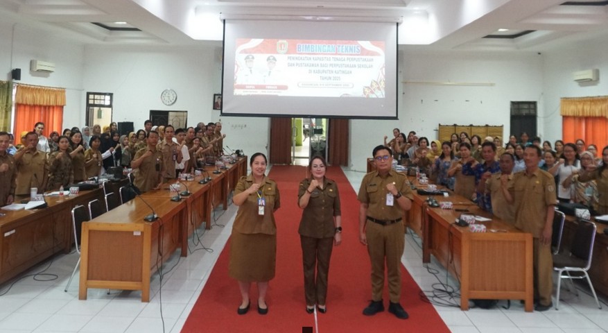 Bimtek Pustakawan Digelar, Pemkab Katingan Siapkan Perpustakaan Hadapi Akreditasi