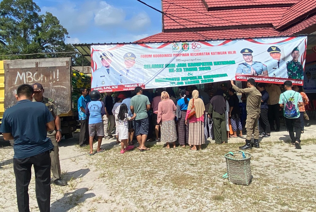 Gerakan Pangan Murah Katingan Hilir, Stabilkan Harga Perkuat Sinergi