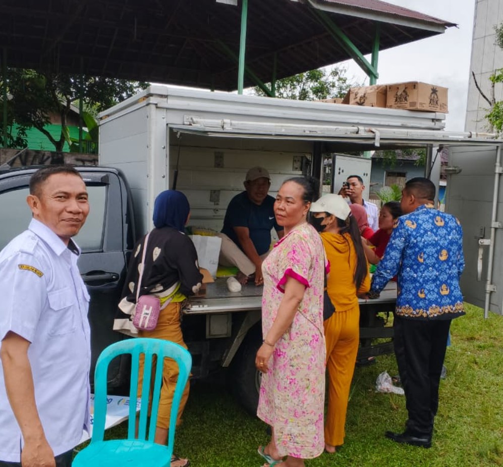 Gerakan Pangan Murah di Katingan Tengah Diserbu Warga, Seluruh Stok Ludes