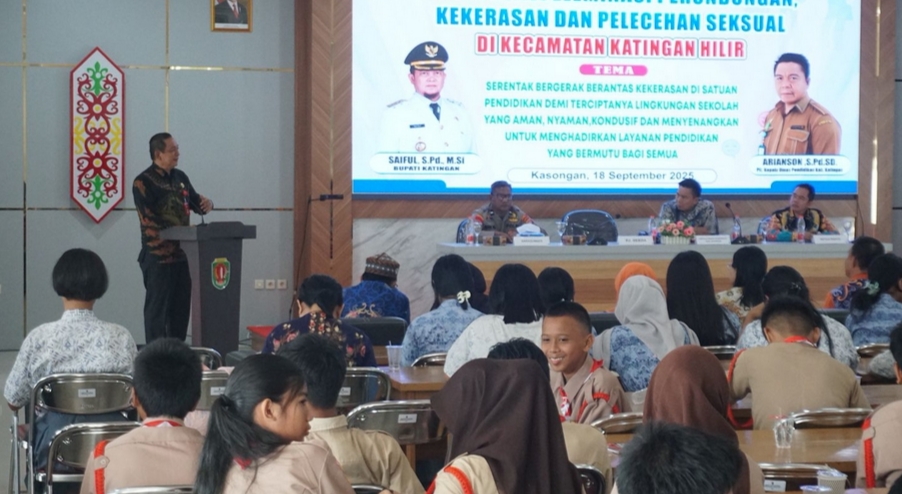 Pemkab Katingan Wajibkan Sekolah Bentuk TPPK, Perkuat Perlindungan Anak