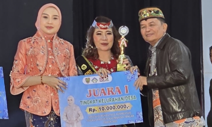 Desa Lawang Tamang Kapuas Raih Juara Pertama Apresiasi Bunda PAUD Tingkat Provinsi Kalteng 2025
