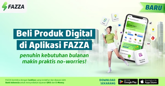 Isi Pulsa Prabayar & Token PLN Sekarang Bisa di Fazza