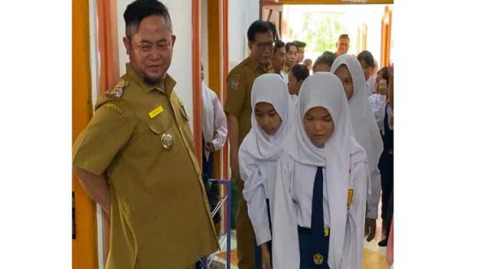 Bupati Katingan Tinjau Sekolah Rakyat, Tegaskan Komitmen Pemerataan Pendidikan