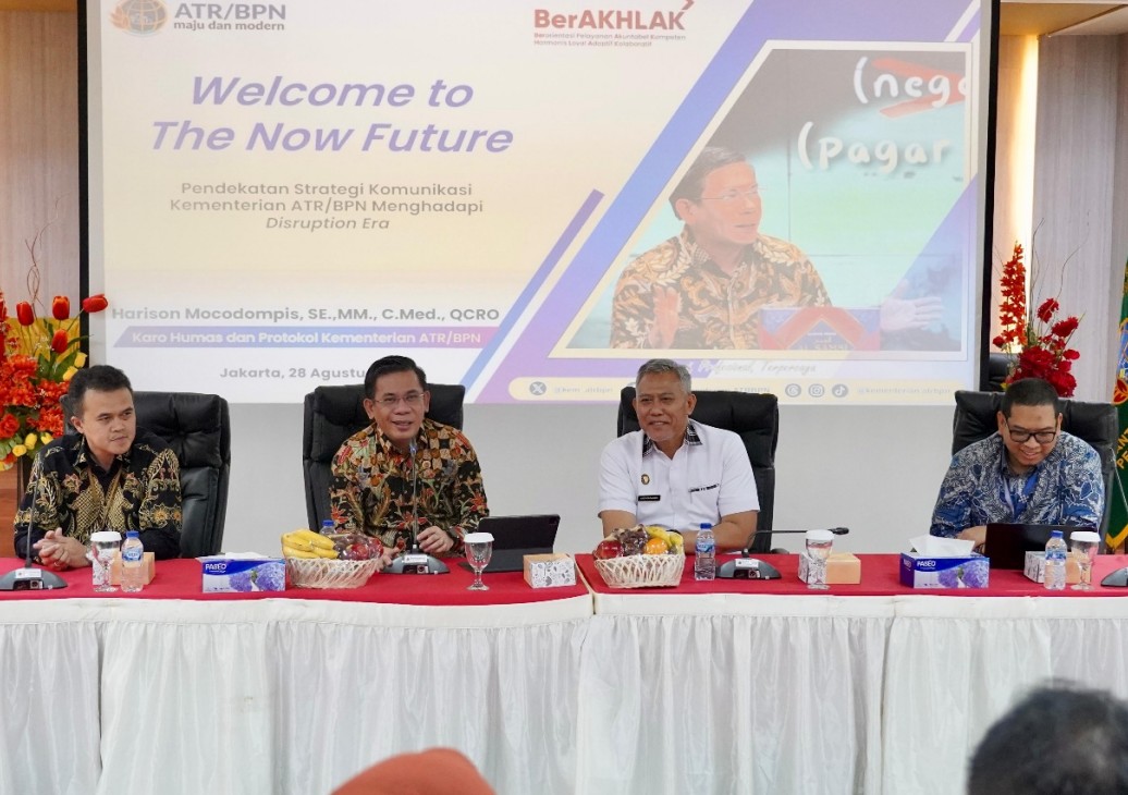 Kepala Biro Humas dan Protokol Kementerian ATR/BPN Tekankan Pentingnya Komunikasi Publik dalam Pengelolaan Pengaduan