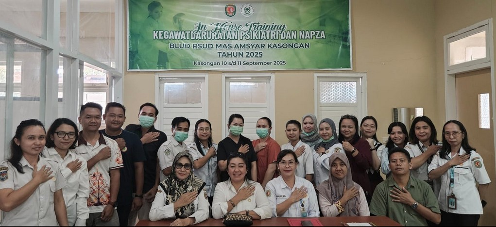 RSUD Mas Amsyar Tingkatkan Kesiapsiagaan Psikiatri dan Napza Lewat Pelatihan Internal