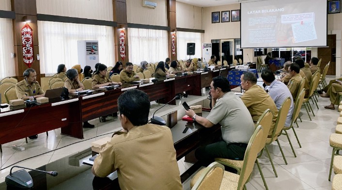 Sekda Kapuas Pimpin Rapat Koordinasi Penanggulangan Kemiskinan