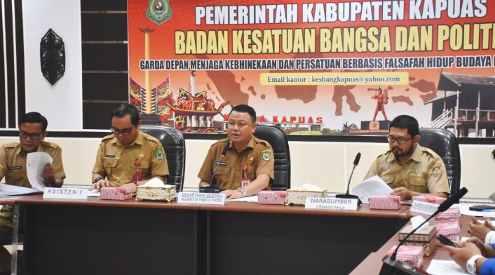 Sekda Kapuas Buka Diskusi Raperda Pemberantasan Narkotika