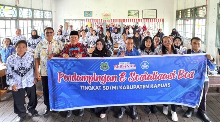 Empat Kecamatan di Kapuas Antusias Ikuti Sosialisasi BOS SD