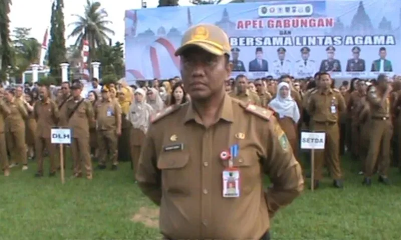 Ahmad Akmal Husain Pimpin Upacara Kebersamaan, Bupati Barsel Serukan Bijak Bermedia Sosial”