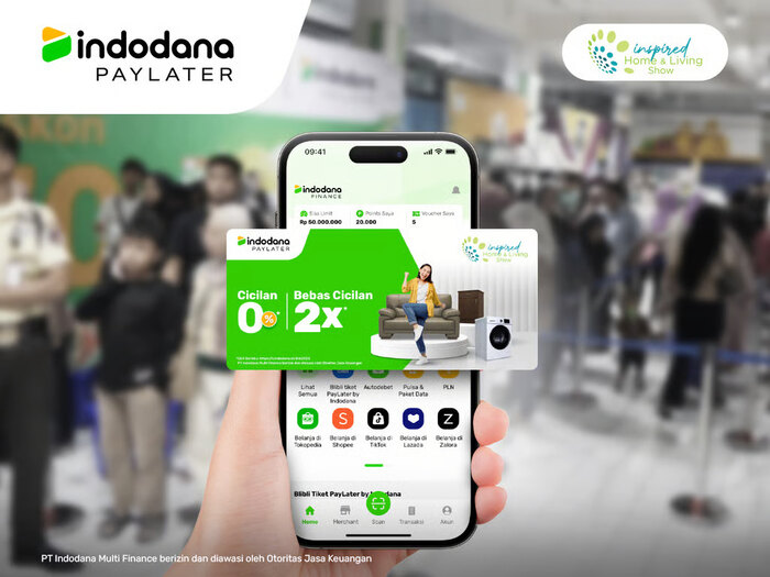 Dukung Kemudahan Transaksi dan Fleksibilitas, Indodana PayLater Hadir Meriahkan Bazar IHLS