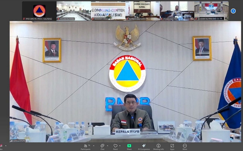 BNPB Tegaskan Sinergi Nasional Tekan Karhutla 2025