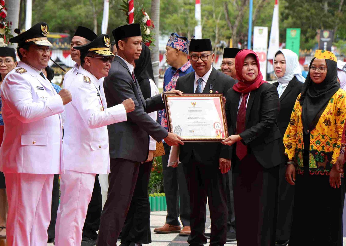 BKD Kalteng Raih Penghargaan AKIP Terbaik