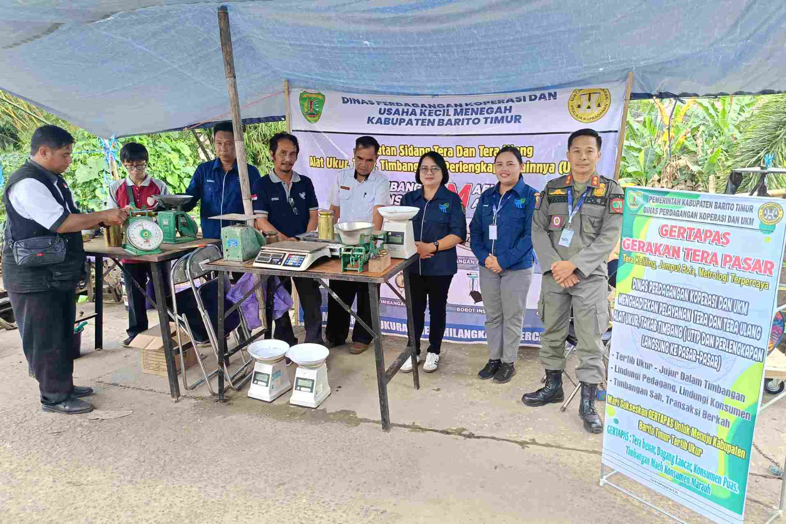 Gertapas Diluncurkan, Pedagang Barito Timur Bisa Tera Langsung di Pasar