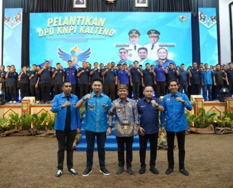 Gubernur Kalteng Lantik Pengurus KNPI Periode 2025–2028