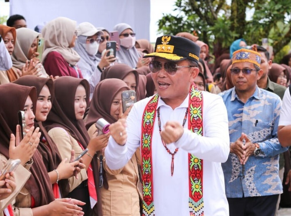 Gubernur Kalteng Tinjau Digitalisasi Pendidikan di SMK Negeri 1 Hanau