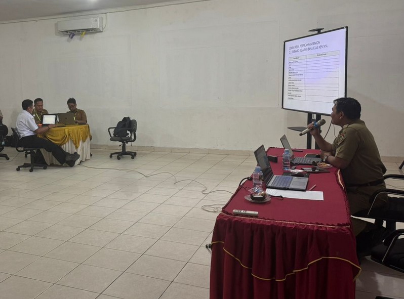 BPSDM Kalteng Latih Aparatur BPBD Susun Rencana Kontinjensi Bencana