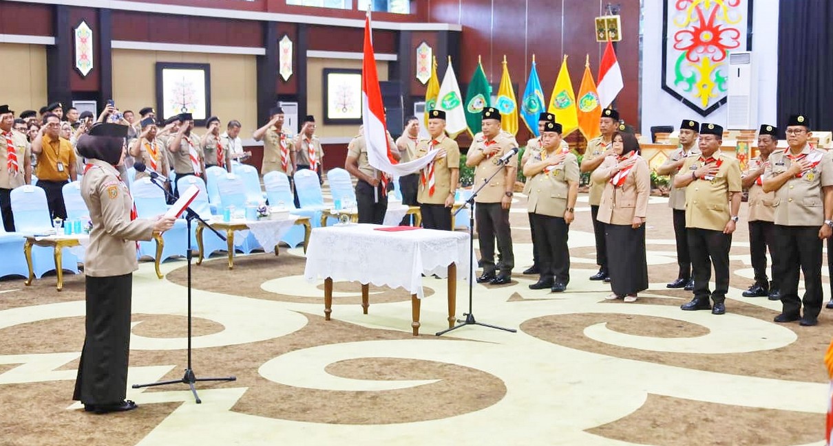 Pengurus Pramuka Kalteng Resmi Dilantik