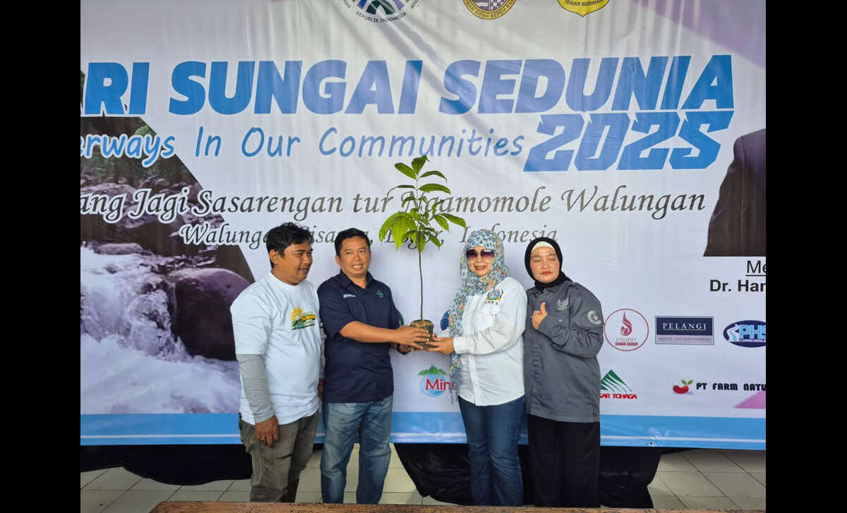 Peringati Hari Sungai Sedunia, Holding Perkebunan Nusantara Melalui PTPN I Regional 2 Gerakkan Aksi Hijau di Cisarua