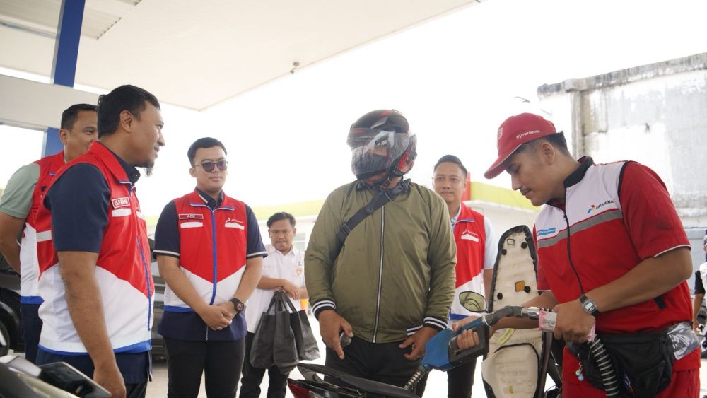 PT Pertamina Patra Niaga Kalteng Tinjau SPBU, Pastikan Layanan Prima