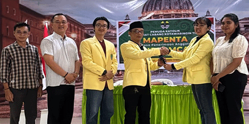 Aklamasi, Dayan Okto Dipercaya Nakhodai Pemuda Katolik Kotim Periode 2025-2028