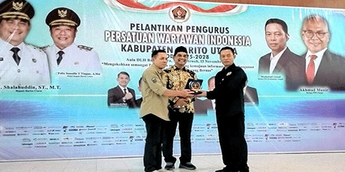 Pengurus PWI Barito Utara Periode 2025–2028 Dilantik dan Dikukuhkan, Ini Susunannya