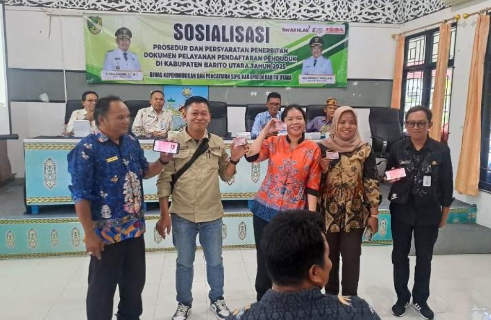 Disdukcapil Barito Utara Genjot Sosialisasi Dokumen Kependudukan