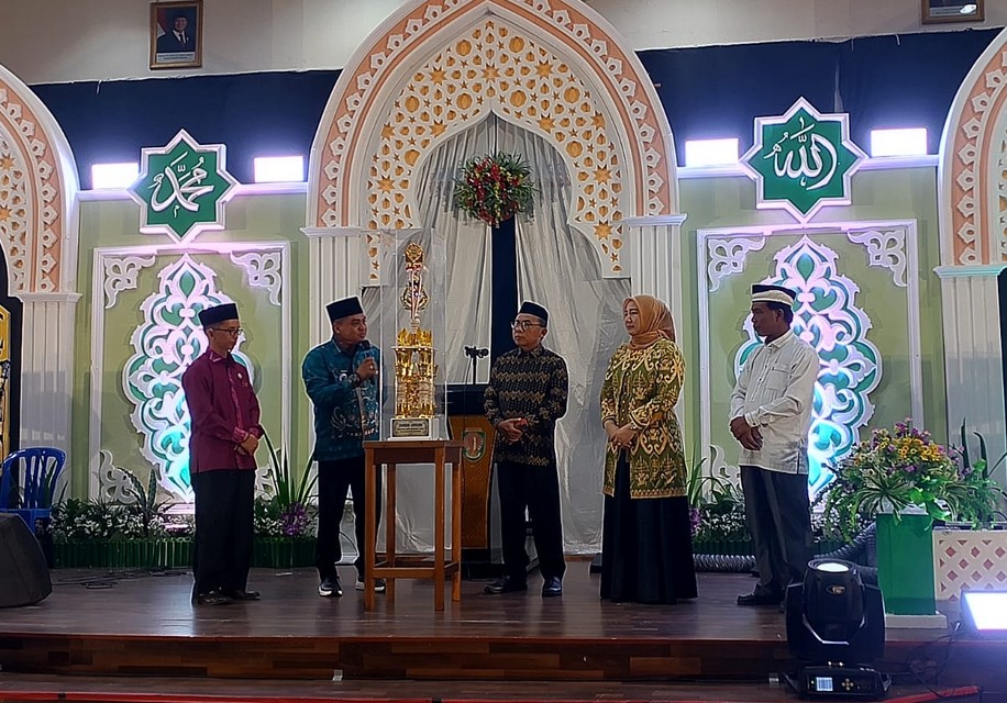 Katingan Tengah Juara Umum FSQ ke-X, Rebut Piala Bergilir Bupati