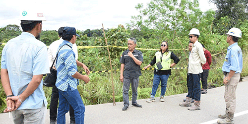 Gandeng Perusahaan Batu Bara, Pemkab Barito Utara Tangani Kerusakan Jalan KM 34-Benangin