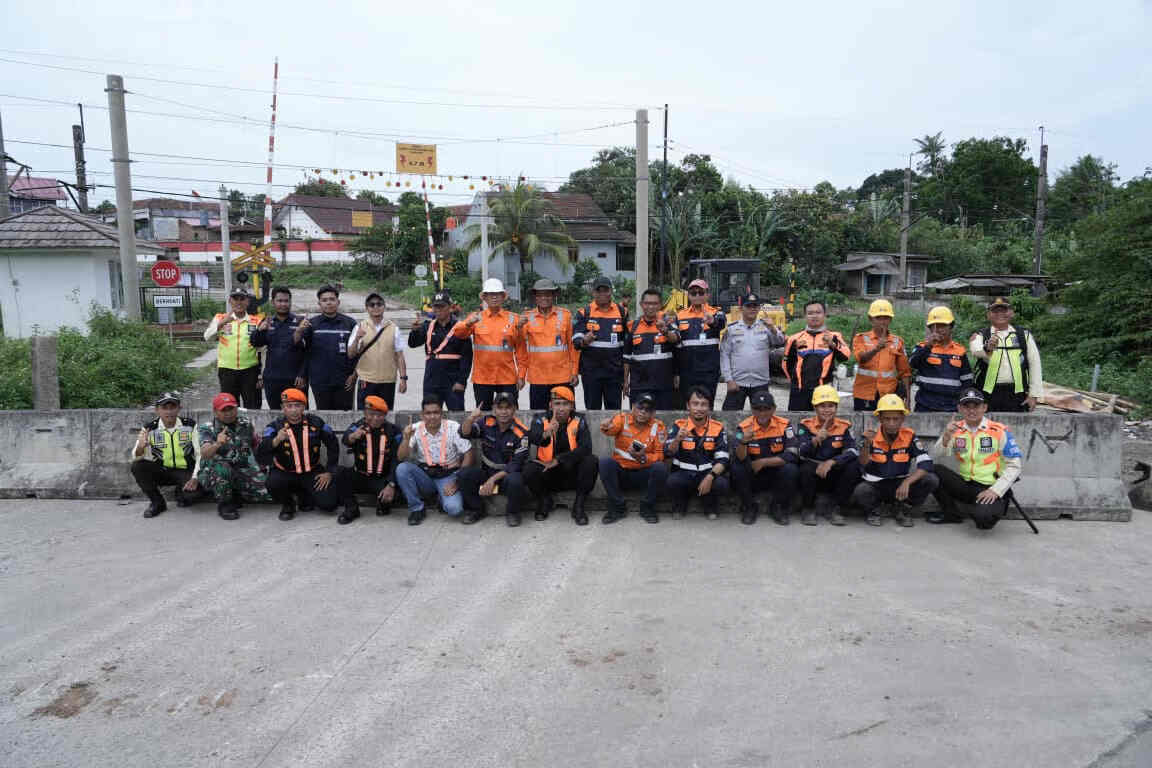 KAI Daop 1 Jakarta Dukung Penutupan Perlintasan Tenjo Usai Peresmian Fly Over
