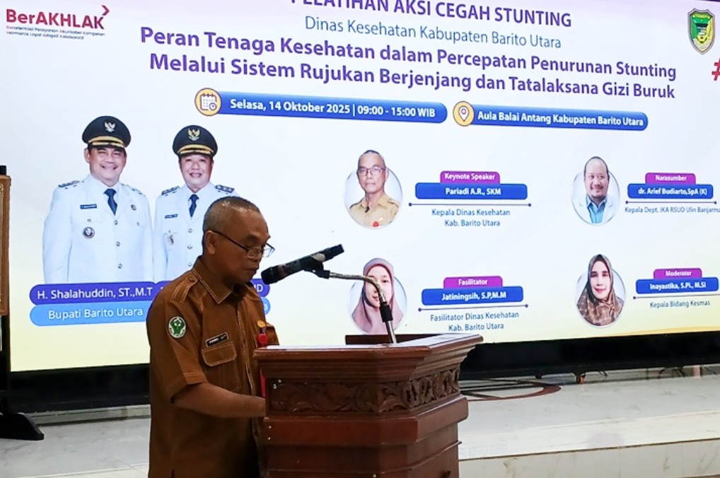 Dinkes Barito Utara Tegaskan Sinergi Lintas Sektor Cegah Stunting