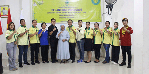 Lantik Pengurus Pemuda Katolik Komcab Pulang Pisau, Dorothea Jasi Dorong Peran Pemuda dalam Penguatan Potensi Daerah