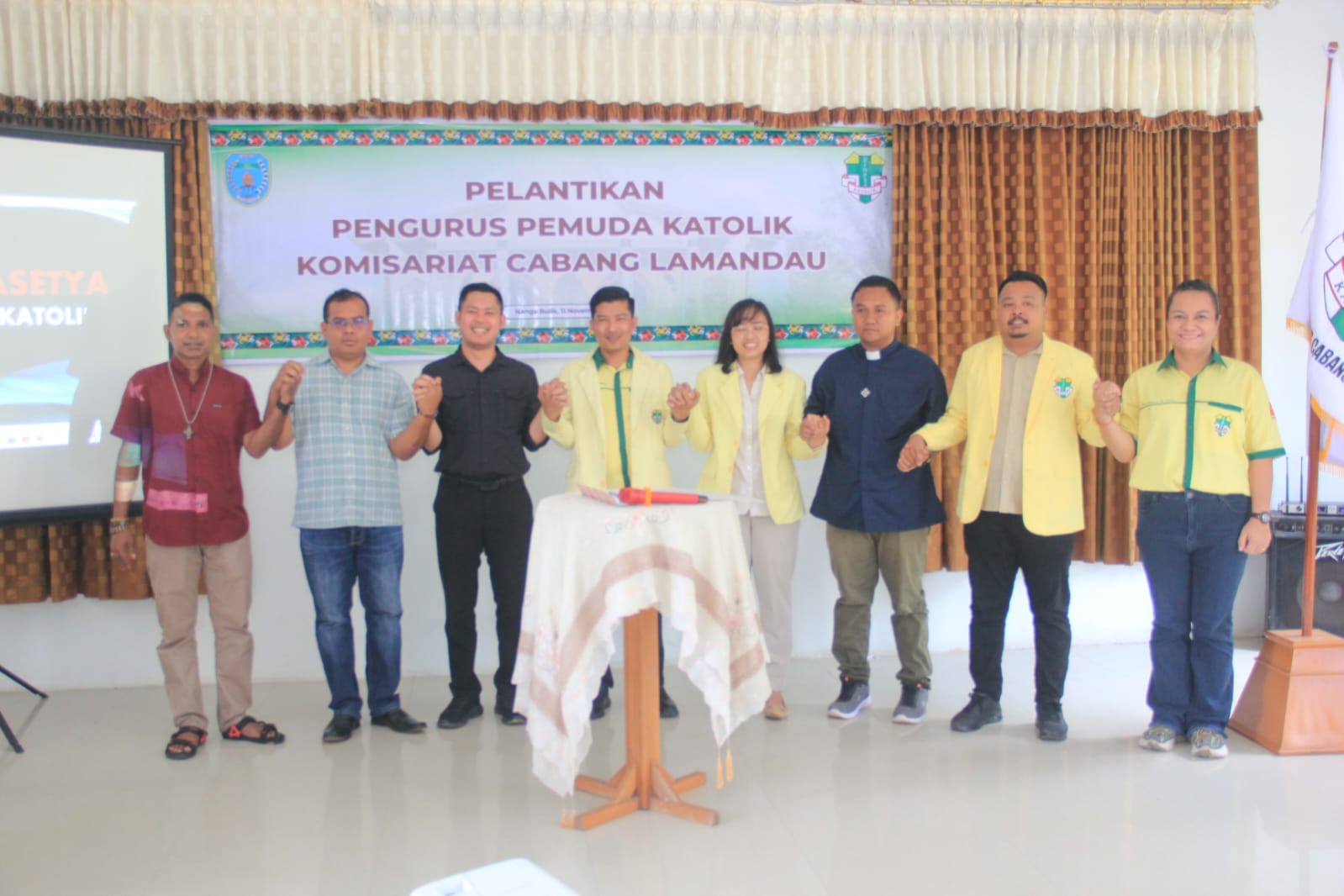 Pemuda Katolik Lamandau Resmi Dilantik, Siap Jadi Mitra Strategis Daerah