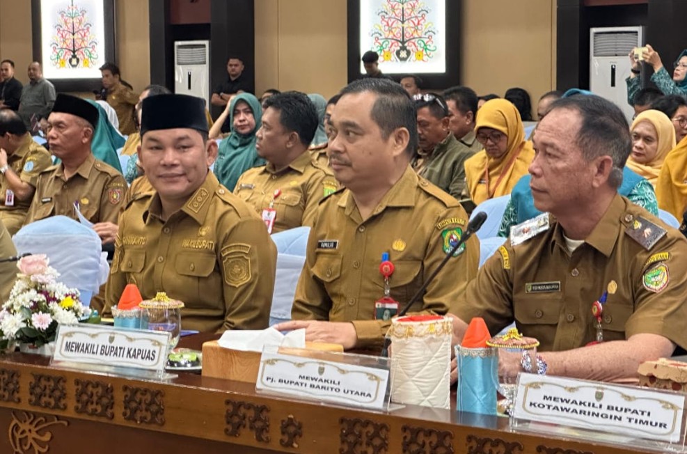 Wabup Mura Hadiri Rakor Percepatan Penurunan Stunting se-Kalteng