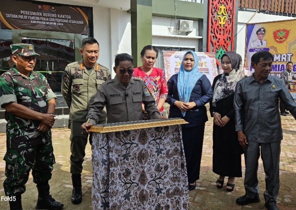 Bupati Heriyus Resmikan Kantor Baru Satpol PP Damkar Mura