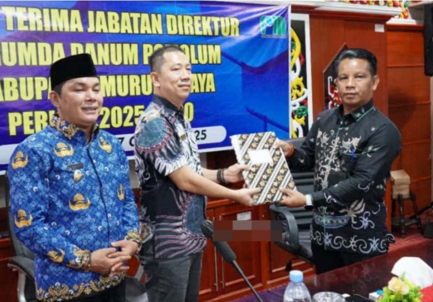 Kelong Resmi Jabat Direktur Perumda Danum Pomolum