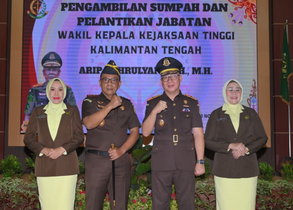 Dr. Arip Zahrulyani Resmi Dilantik Jadi Wakajati Kalteng