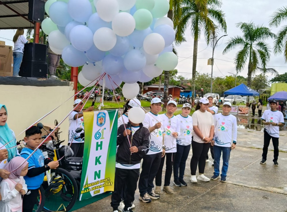 Bupati Heriyus Ajak Warga Murung Raya Hidup Sehat di HKN ke-61