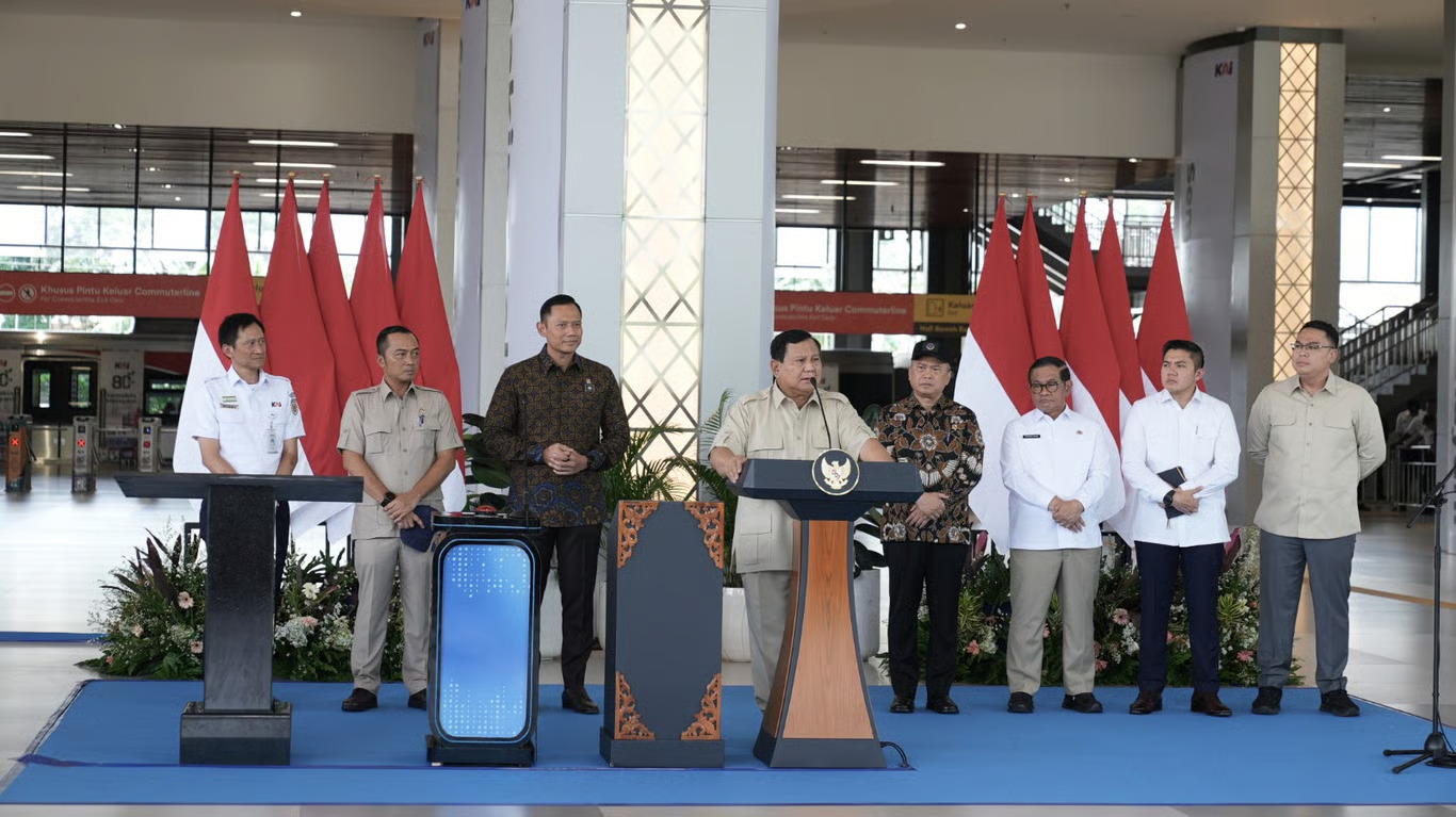 Presiden Prabowo Resmikan Stasiun Tanah Abang Baru, PTPP Tegaskan Komitmen Dukung Modernisasi Transportasi Publik