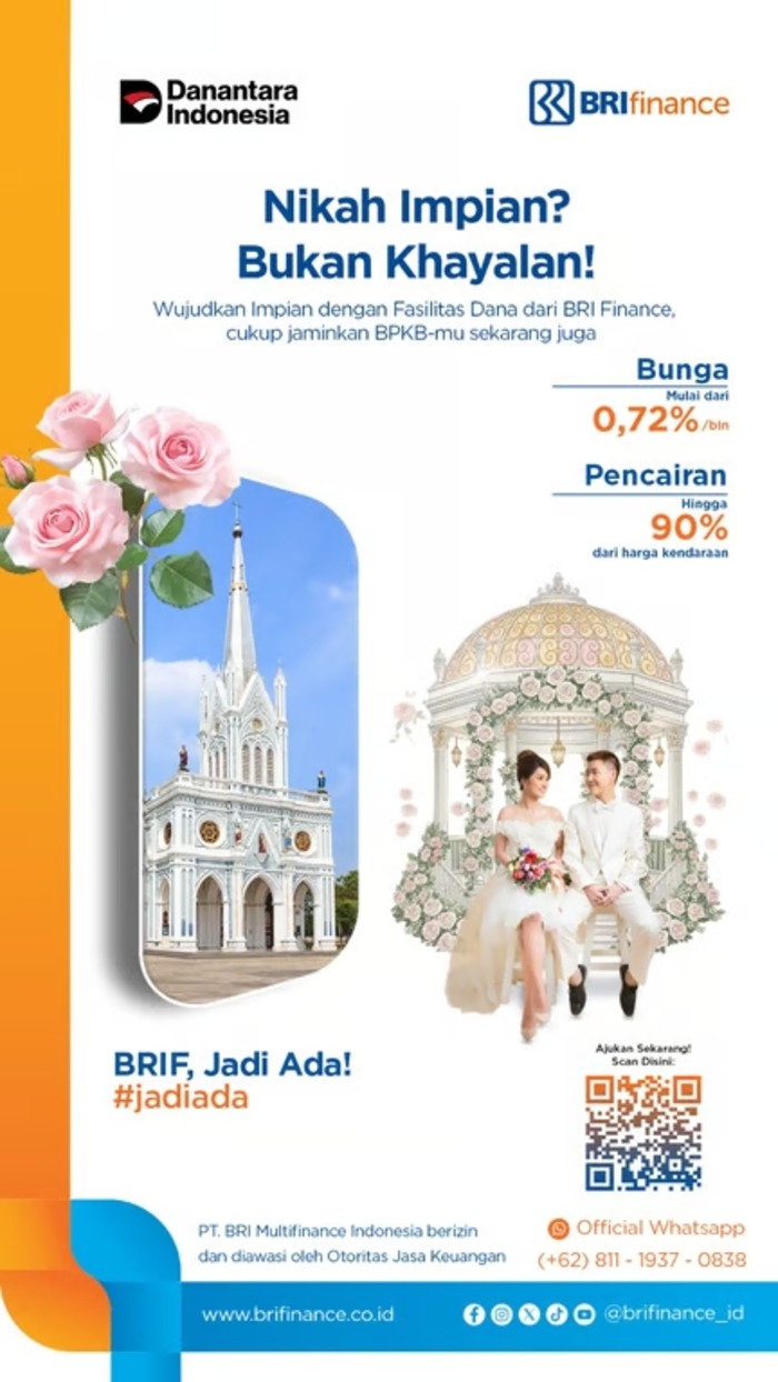 Rayakan Pernikahan Akhir Tahun Tanpa Khawatir Dana Bersama BRI Flash