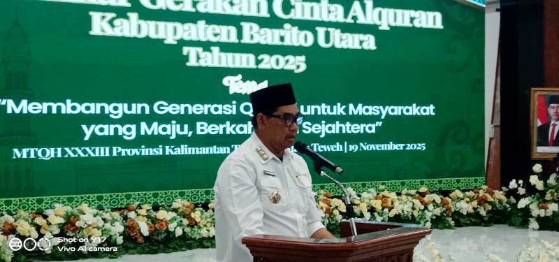 Seminar Cinta Al-Qur’an 2025 Resmi Dibuka di Muara Teweh
