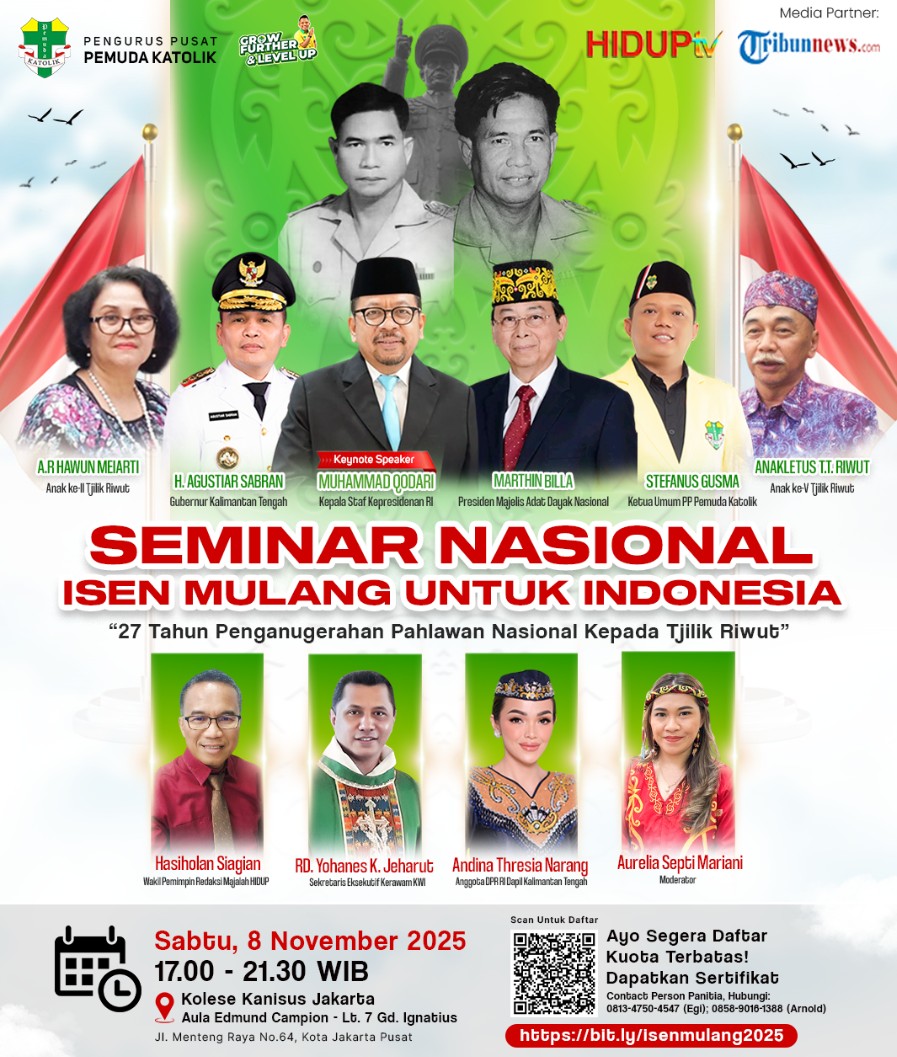 Semangat Isen Mulang Menggema di Seminar Nasional Jakarta