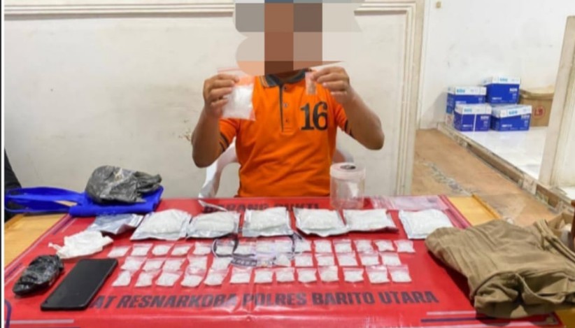 Polres Barut Ungkap 880 Gram Sabu di Bandara Lama