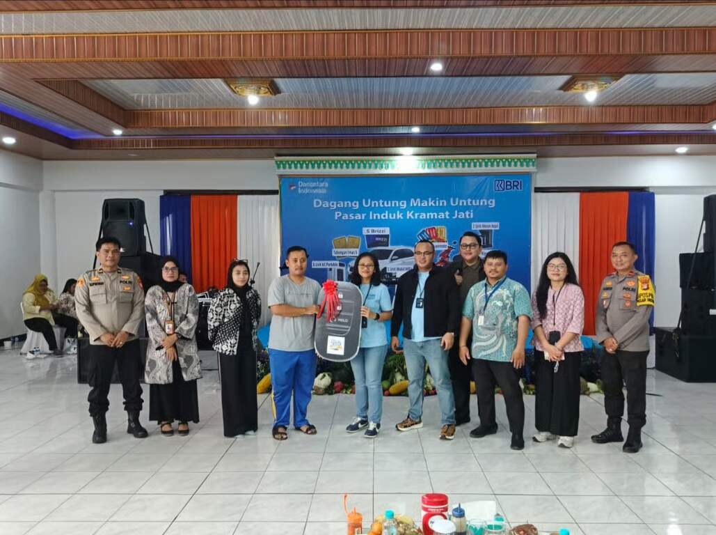 BRI Region 6/Jakarta 1 Gelar Pengundian Program “Dagang Untung Makin Untung” di Pasar Induk Kramat Jati