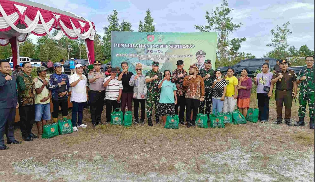 Pangdam XXII/Tambun Bungai Tinjau Lahan Pembangunan Batalyon TP di Barito Timur
