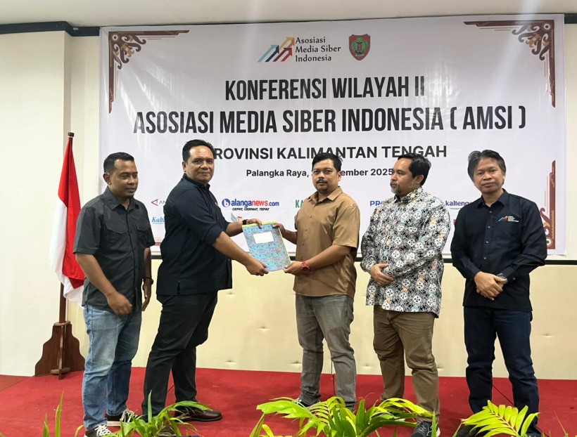 Sunrise Sinulingga Terpilih Aklamasi Pimpin AMSI Kalteng 2025-2028