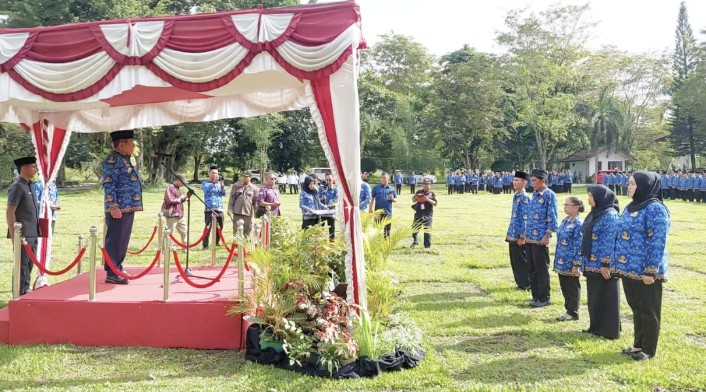 Pemkab Kapuas Gelar Upacara HUT Korpri Ke-54